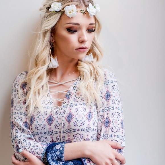 “Arriba!” Boho Festival Tassel Fringe Hoop Fun/Cute Summer Beach Party Earrings - Picture 4 of 16